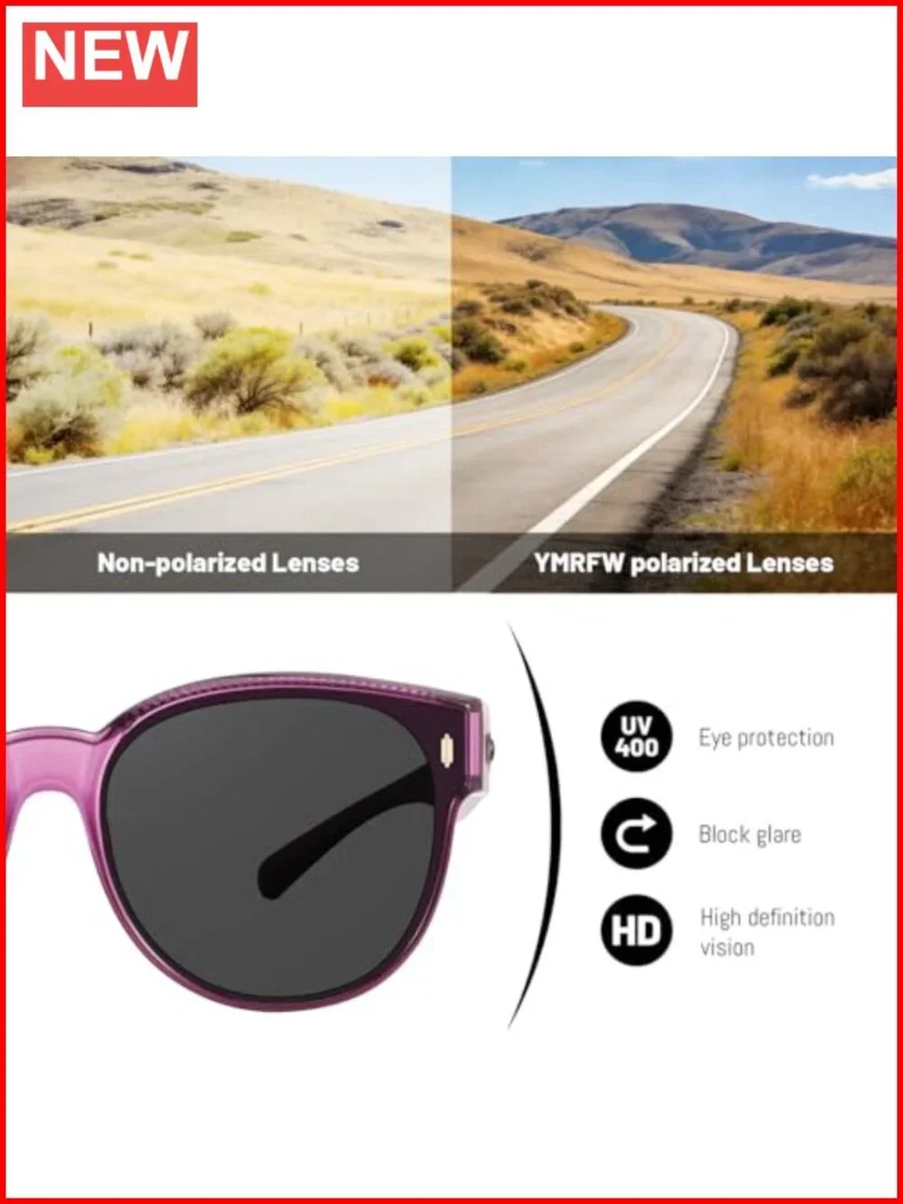 Oversized Polarized Fit Over Glasses Sunglasses UV400 Driving